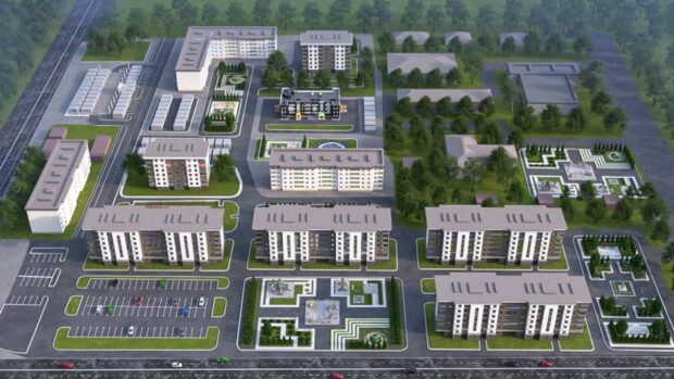 У Гостомелі презентували проєкт відбудови зруйнованого мікрорайону
