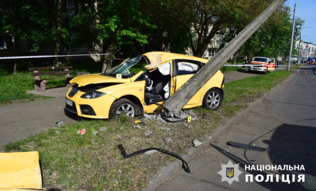 У Києві внаслідок зіткнення автівок постраждав чоловік