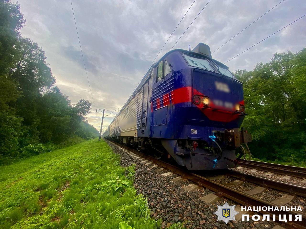 На Київщині потяг збив 13-річну дівчину