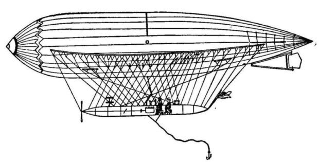 Схема київського дирижабля