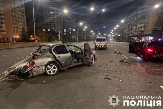 У Києві п'яний 22-річний водій спричинив: постраждала людина