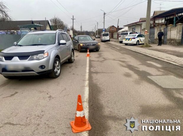 На Київщині внаслідок ДТП постраждала жінка