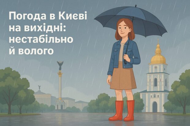 Погода в Києві на вихідні: нестабільно й волого