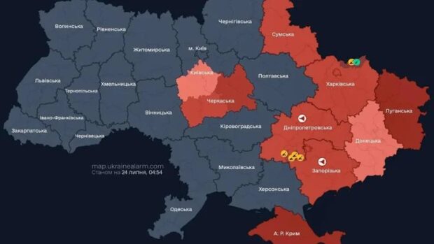 На Київщині почала працювати диференційована система сповіщення повітряної тривоги