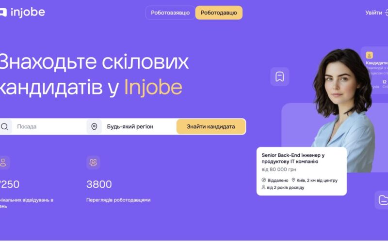 У Києві почав роботу новий сайт з пошуку дистанційної роботи Injobe: як це працює
