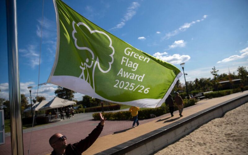 Оболонський острів отримав престижну міжнародну екологічну відзнаку Green Flag Award