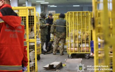 Поліцейські затримали чоловіка, причетного до вибуху на «Укрпошті» у Солом’янському районі столиці