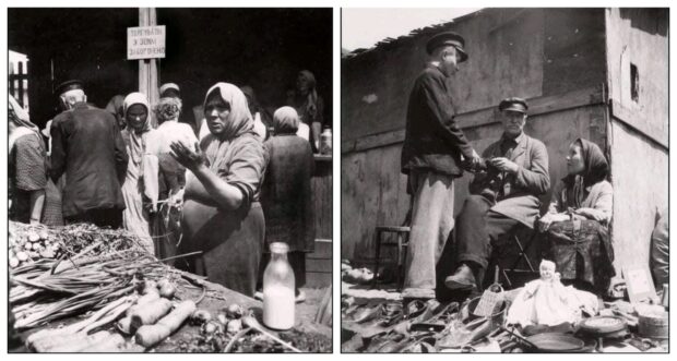 Як виглядав Євбаз в роки німецької окупації (фото: Facebook/Спрага: в Києві цікаво)