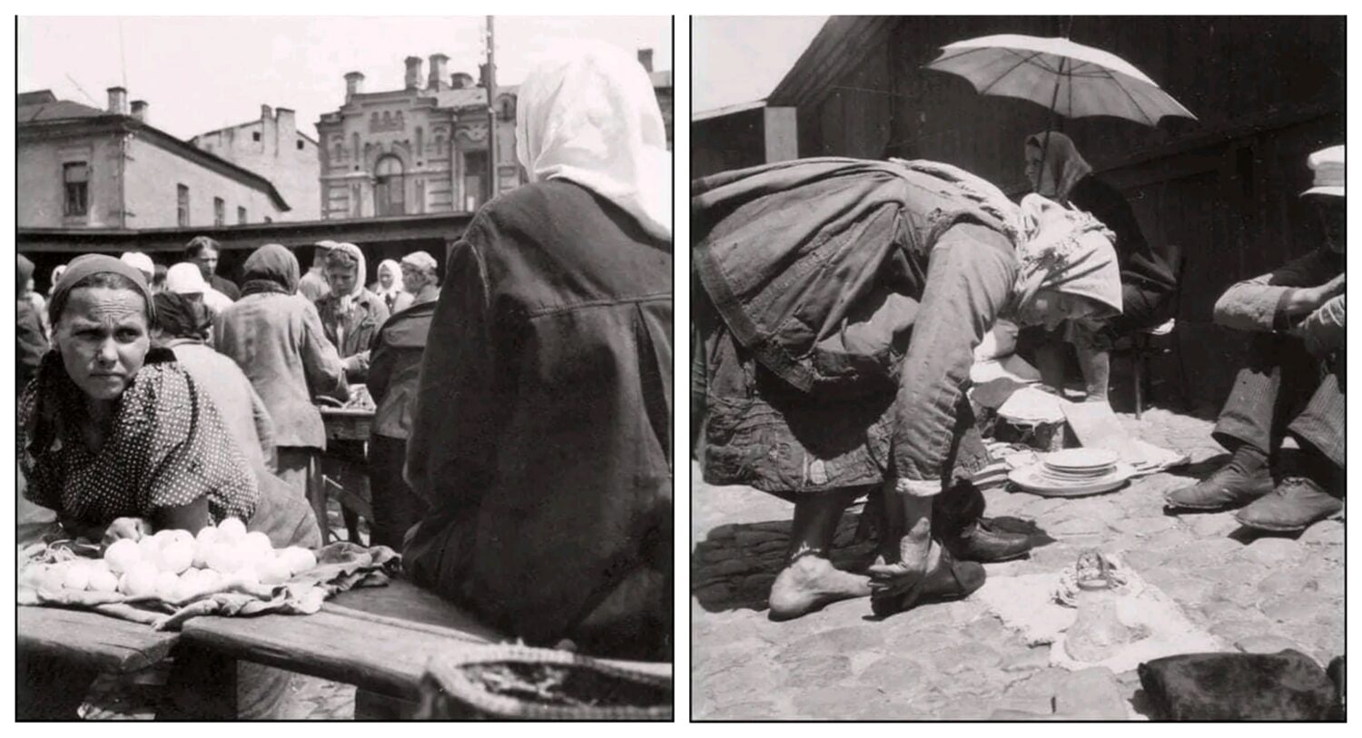 Як виглядав Євбаз в роки німецької окупації (фото: Facebook/Спрага: в Києві цікаво)