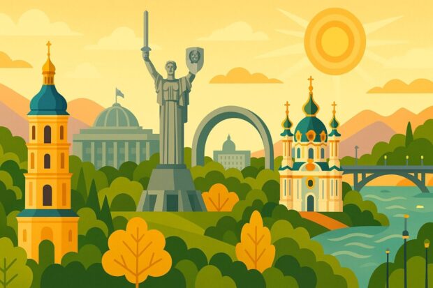 ілюстрації київ, Колаж Київ