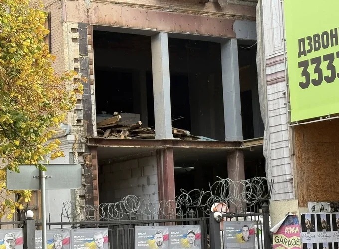Будинок архітектора Шіле на Ярвалу частково зруйнований