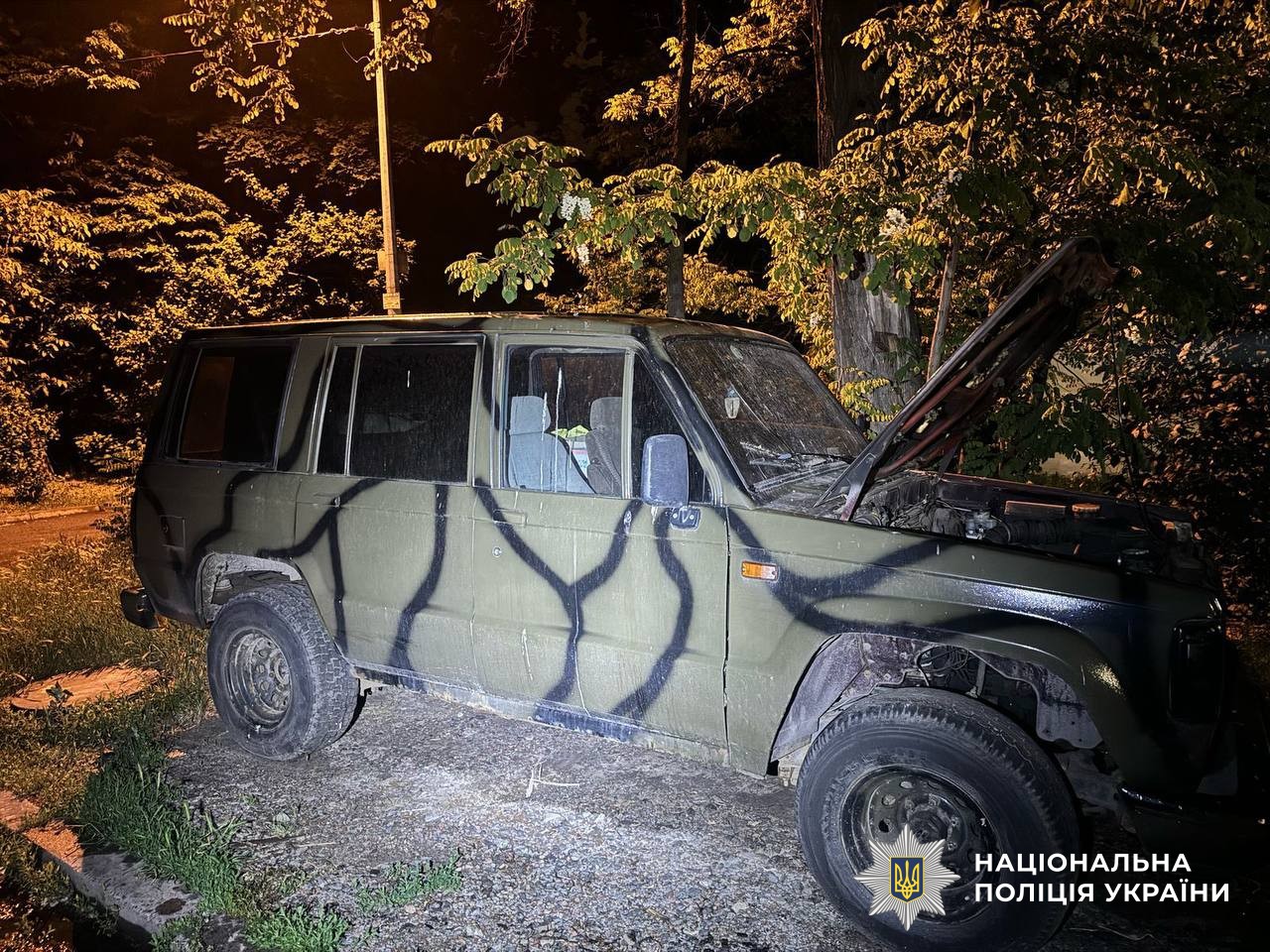 У Києві затримали диверсанта, який підпалив військові автомобілі за гроші від рф