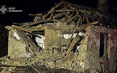 Чотири райони Київщини постраждали внаслідок нічної атаки росіян