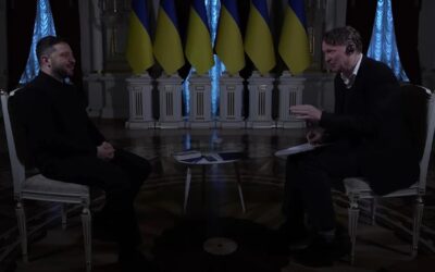 Під час інтерв’ю Зеленського в Маріїнському палаці двічі зникало світло