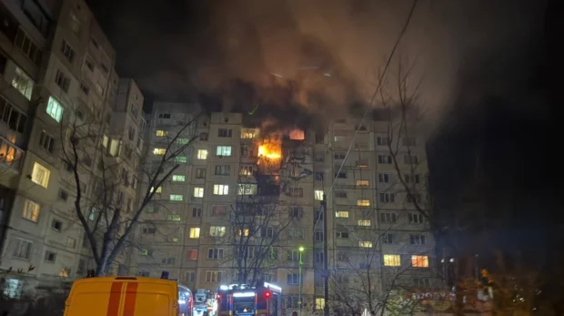 Російська атака на Київ: загинула людина, 25 постраждалих