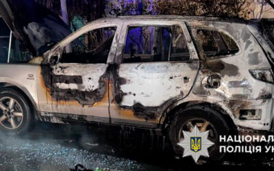 У Києві чоловік підпалив автівку через ревнощі до колишньої (фото)