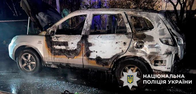 Київ: чоловік підпалив автомобіль через ревнощі - затриманий поліцією
