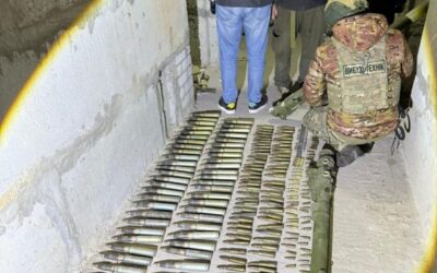 У селі Софіївська Борщагівка затримали чоловіка з великим арсеналом боєприпасів