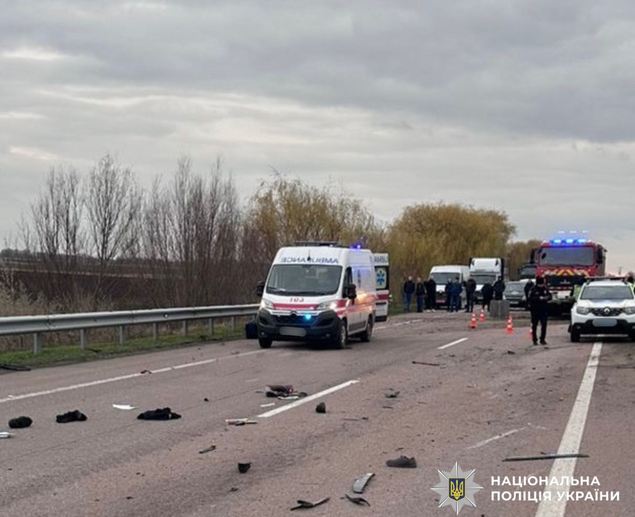 Смертельна ДТП на Київщині: BMW X5 перекинувся, двоє загиблих