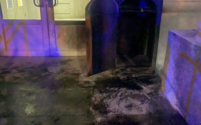 У Києві затримали чоловіка, який підпалив поштове відділення за вказівкою псевдоправоохоронців (фото)