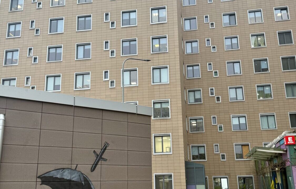 Символ захисту дітей: у київському Охматдиті з’явився унікальний мурал (фото)