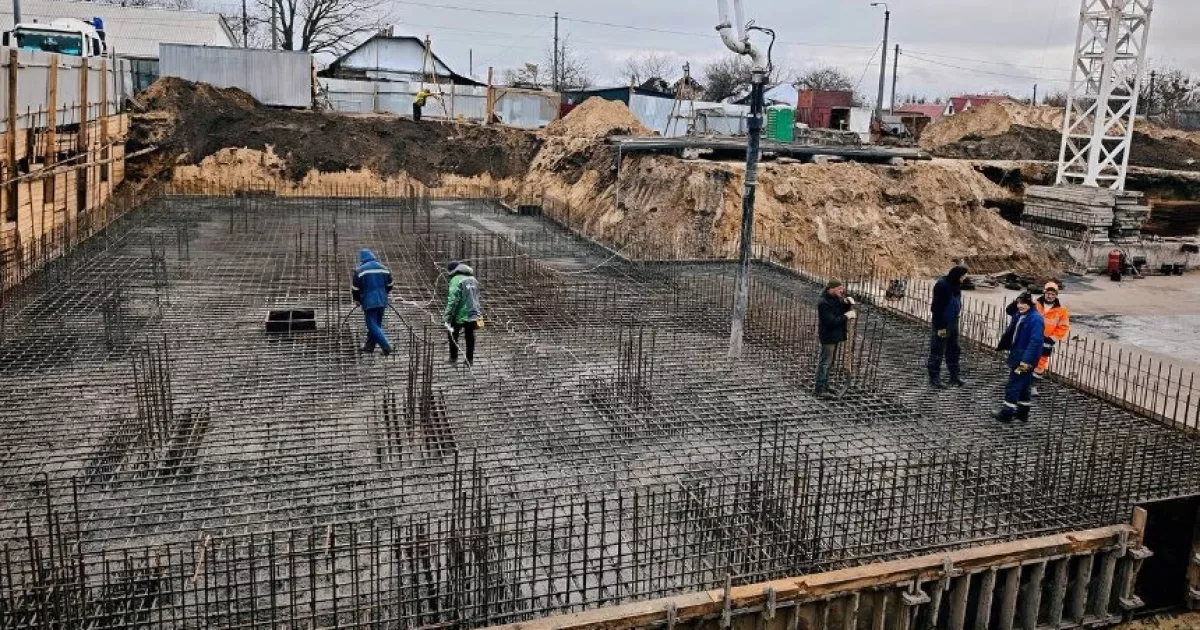 Будівництво нового 9-поверхового будинку в Бородянці на місці зруйнованої багатоповерхівки