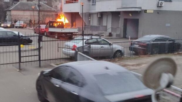 Генератор загорівся в Святошинському районі Києва 25 грудня