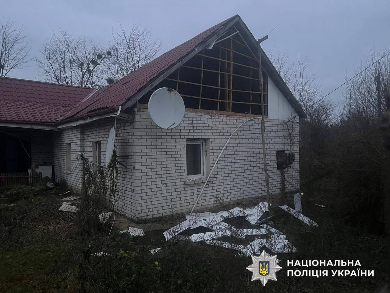 Атака на Вишгородський район Київської області: 1 загинула, дрон влучив у будинок