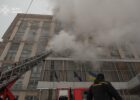У центрі Києва горів готель