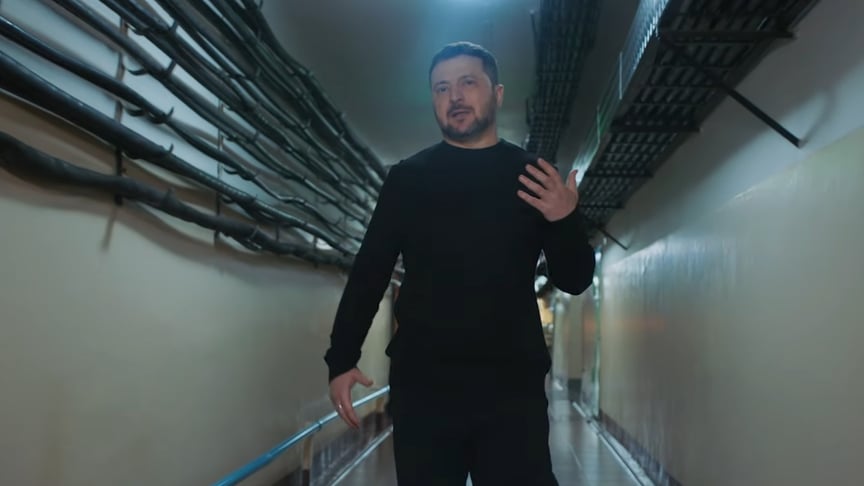 Зеленський показав бункер на Банковій, де працював на початку війни