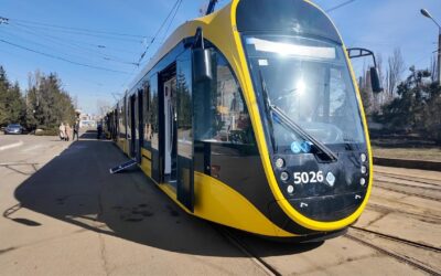 На Лівому березі столиці на маршрут вийшли нові трамваї