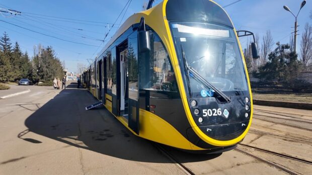 На Лівому березі столиці на маршрут вийшли нові трамваї