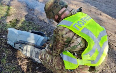 Поліція вилучила бойову частину БпЛА у Дарницькому районі Києва