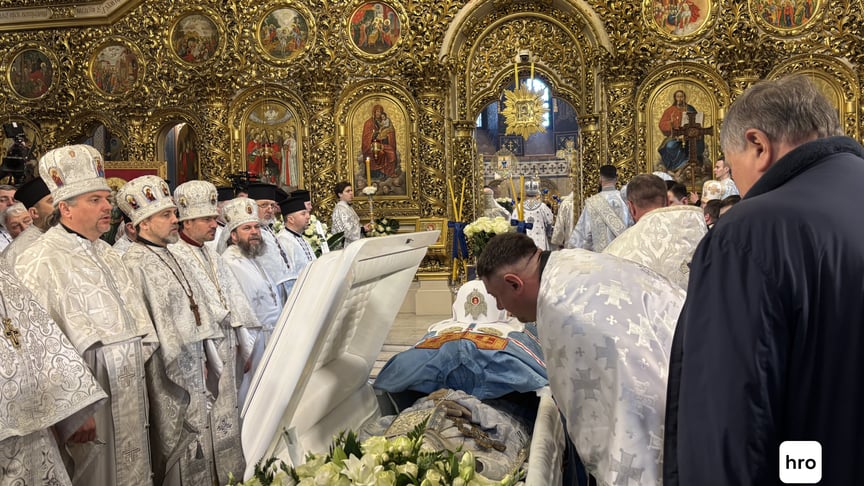 Патріарх Філарет УПЦ КП похований у Володимирському соборі Києва