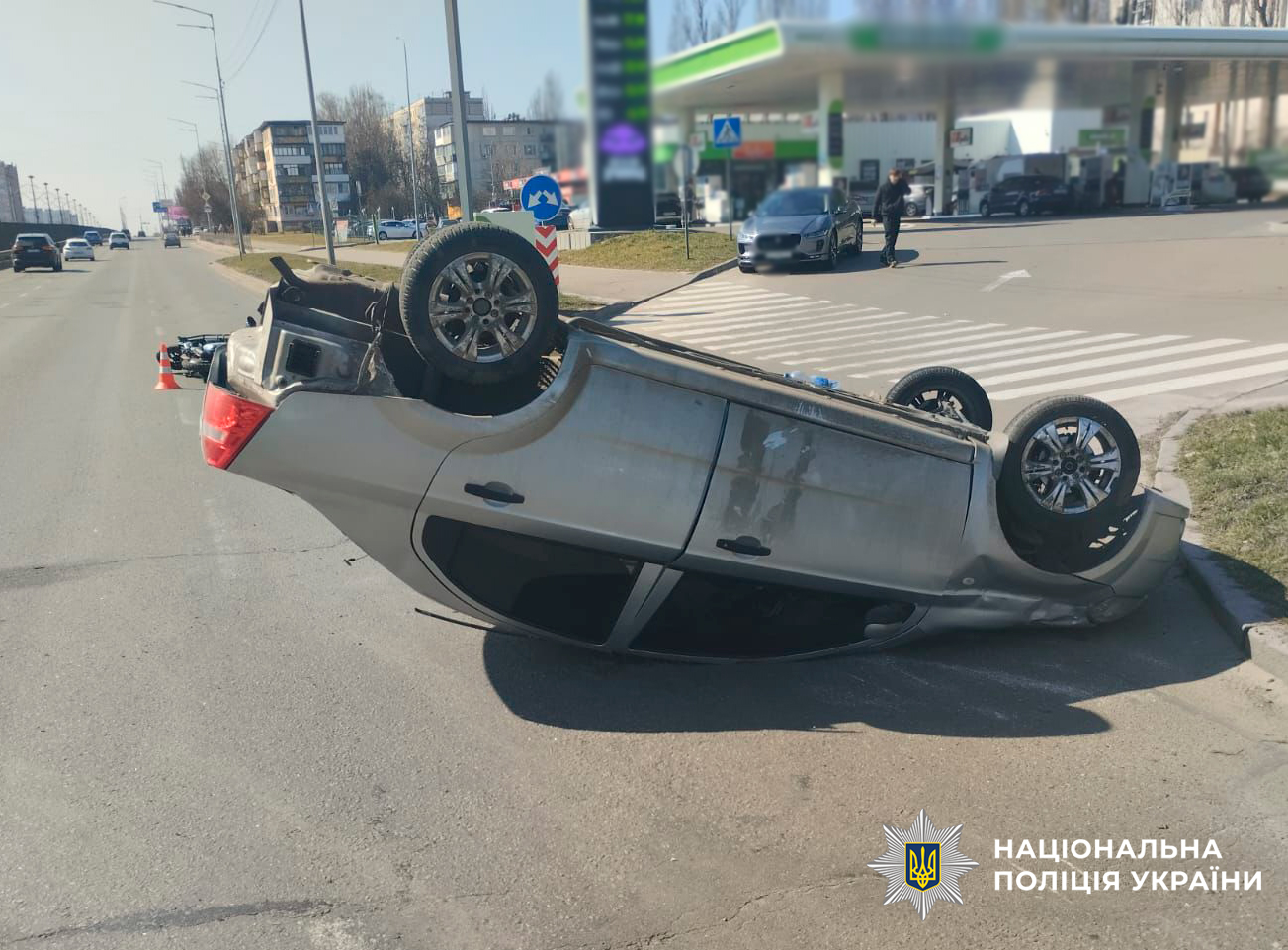 П'яний водій наїхав на електроскутер у Святошині — травмовано 18-річного
