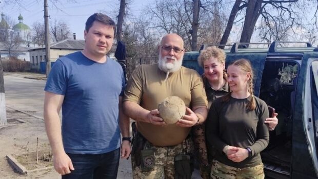 Військові знайшли кістки мамонта часів палеоліту на Київщині