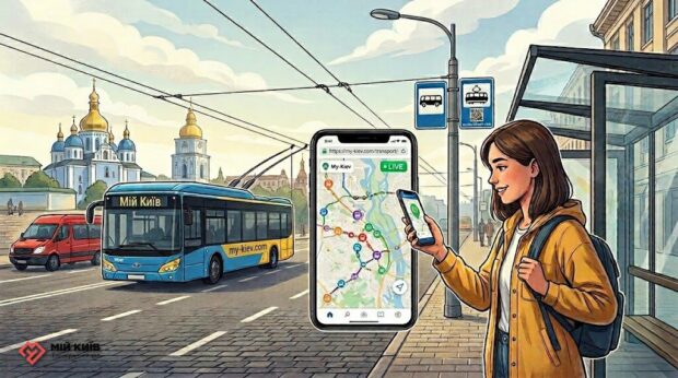 Де зараз мій автобус? У столиці запрацював онлайн-радар громадського транспорту від My-Kiev.com