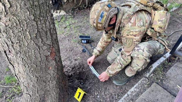 У Білій Церкві чоловік кинув гранату на ТЦК — затримана особа