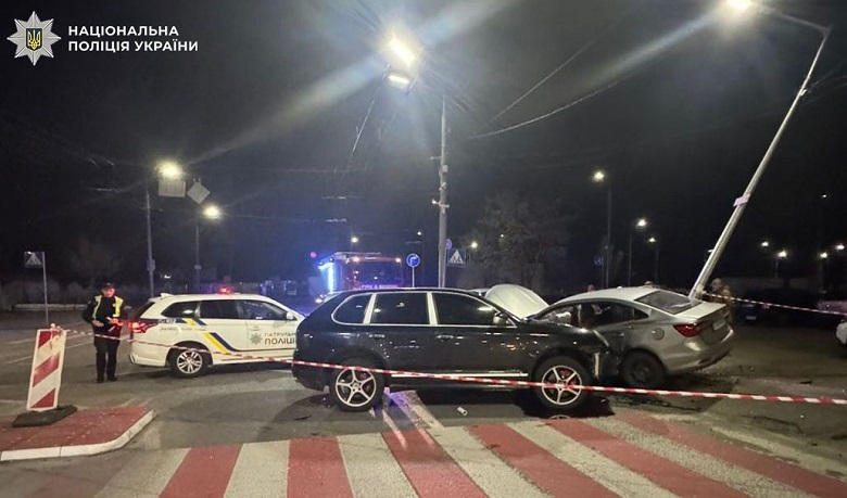 П'яний водій Porsche спричинив ДТП у Білоцерківській: затримано