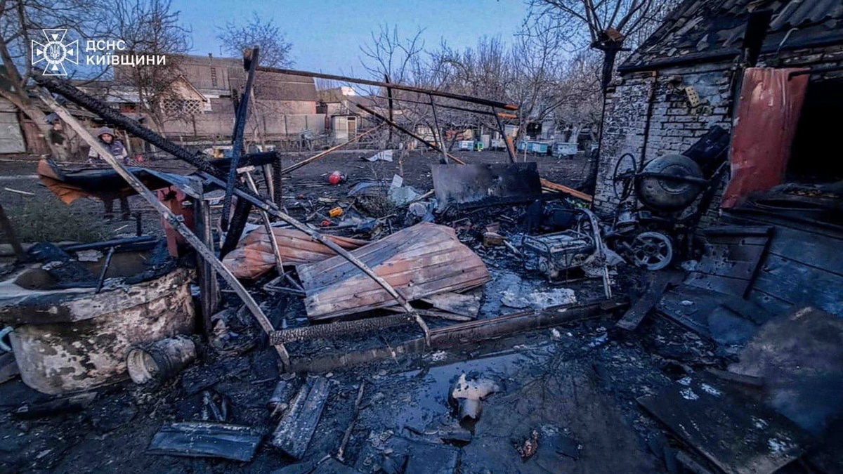 Атака на Київщину: дрони завдали ударів по Білій Церкві та Обухівщині