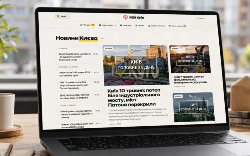 «Мій Київ» оновився: популярний міський портал презентував новий дизайн та корисні сервіси