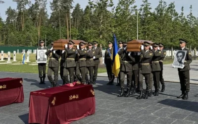 Мельника перепоховали на військовому кладовищі Київщини