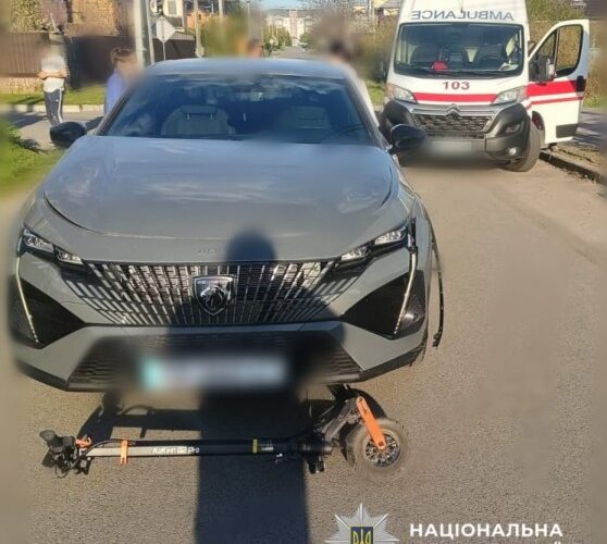 На Київщині в ДТП загинув 10-річний хлопчик на електросамокаті