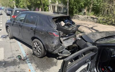 Поліція затримала п’яного водія Maserati за ДТП біля Ботсаду (фото)