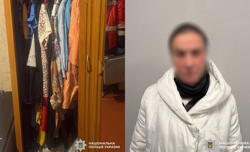 У Броварах жінка ховала тіло померлого дворічного сина в шафі (фото)