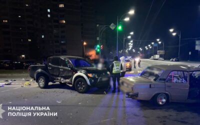 Поліцейські Києва оголосили про підозру водію пікапа, який у нетверезому стані спричинив смертельну ДТП