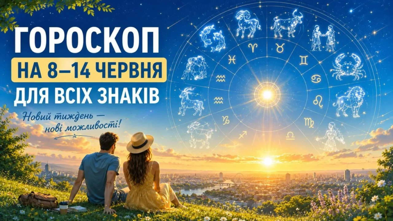 Енергія сонця та час рішучих дій: гороскоп на 8–14 червня