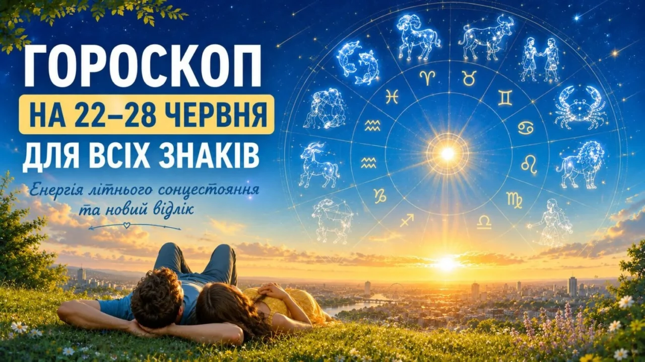 Енергія літнього сонцестояння та новий відлік: гороскоп на 22–28 червня
