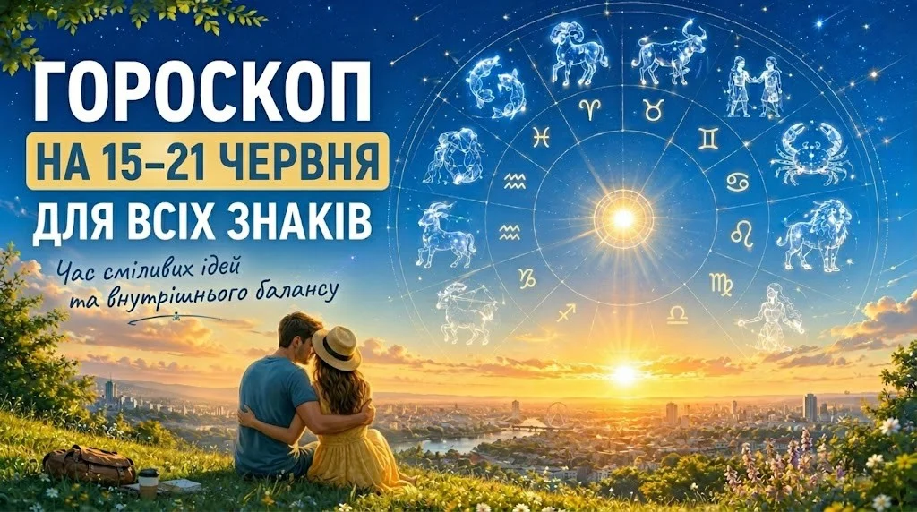 Час сміливих ідей та внутрішнього балансу: гороскоп на 15–21 червня