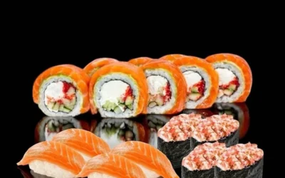 SALMON SUSHI — 4